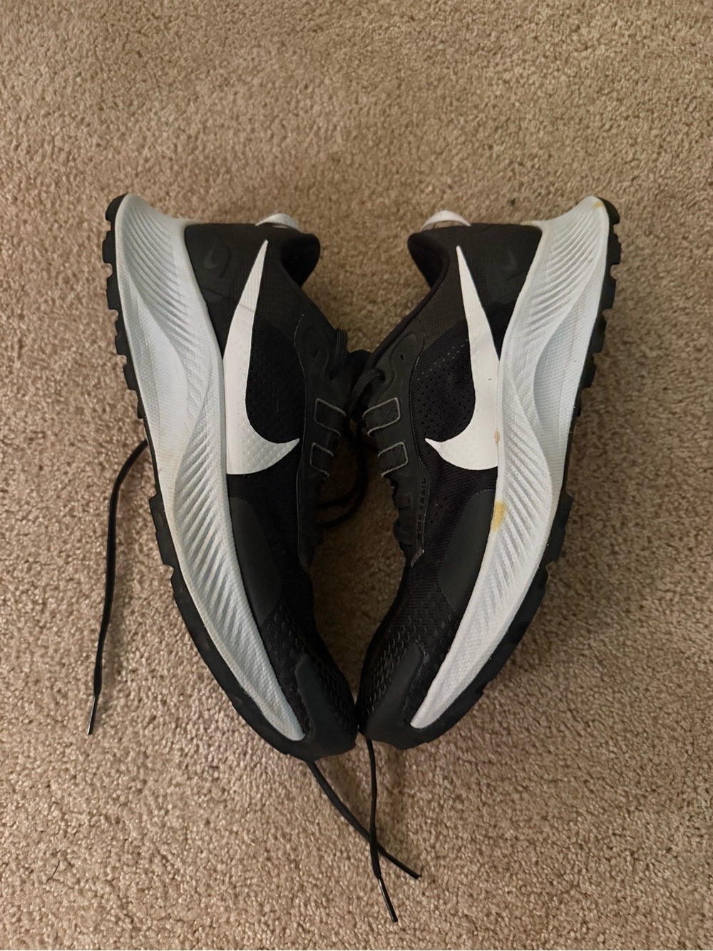 Nike Pegasus Trail 3 Women's Size 9 Black Running Athletic Sneakers DA8698-001